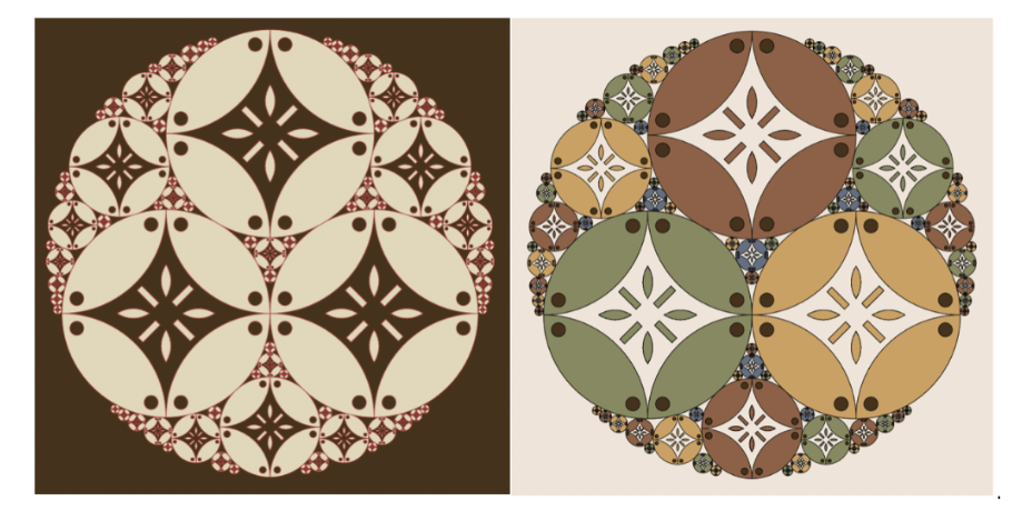 Variant of Apollonian Gasket